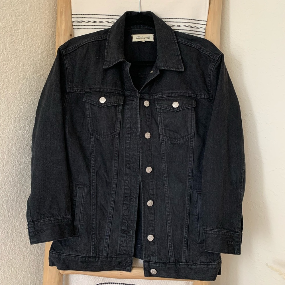Madewell Black Denim Jacket